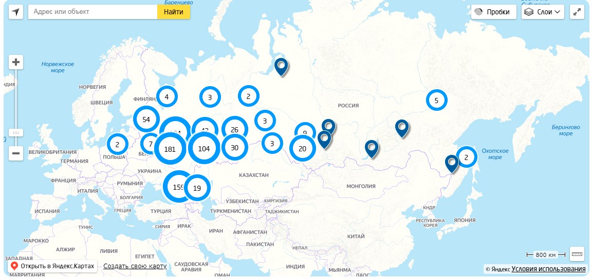 сервисные центры Baxi в России