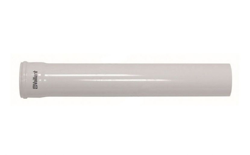 Труба удлинительная Vaillant - D80 мм, длина 1000 мм, алюминиевая купить в интернет-магазине